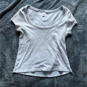 Women’s light blue PINK tee